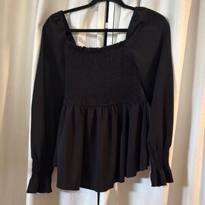 Black Maternity Top